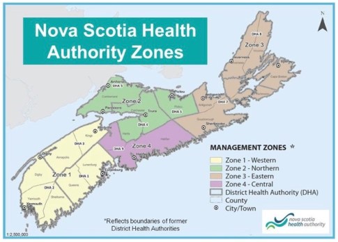 NSHA zone map