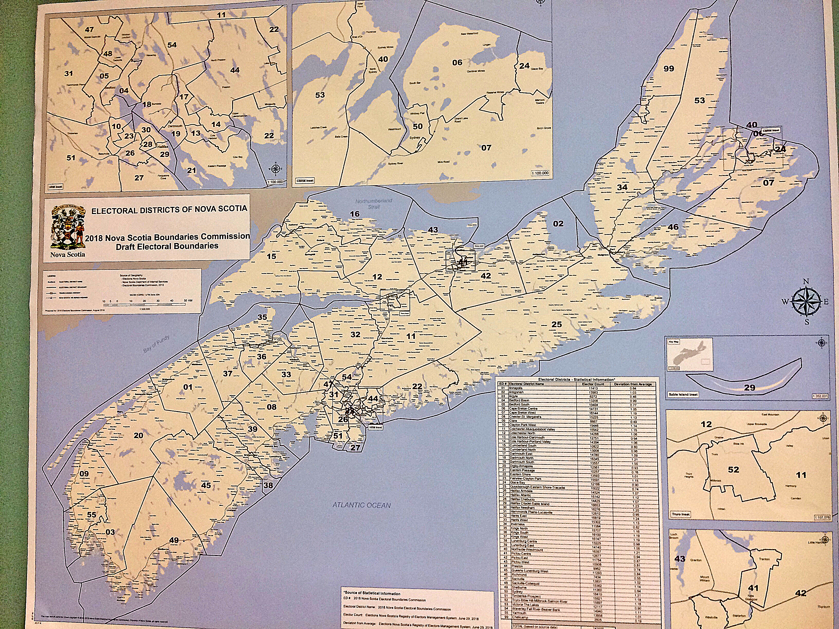 Electoral boundaries map