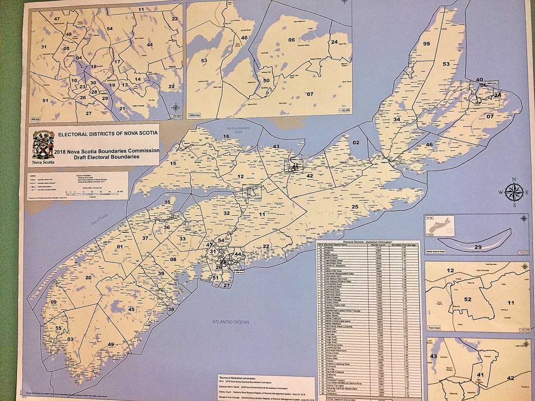 Electoral boundaries map